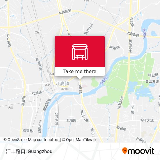 江丰路口 map