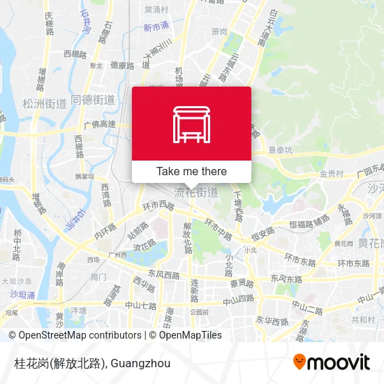 桂花岗(解放北路) map
