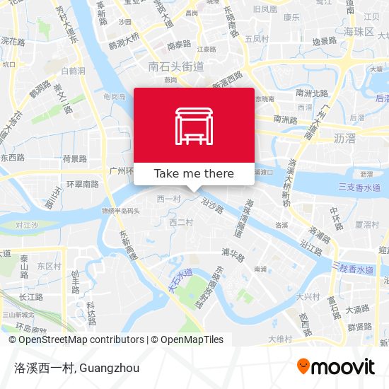 洛溪西一村 map