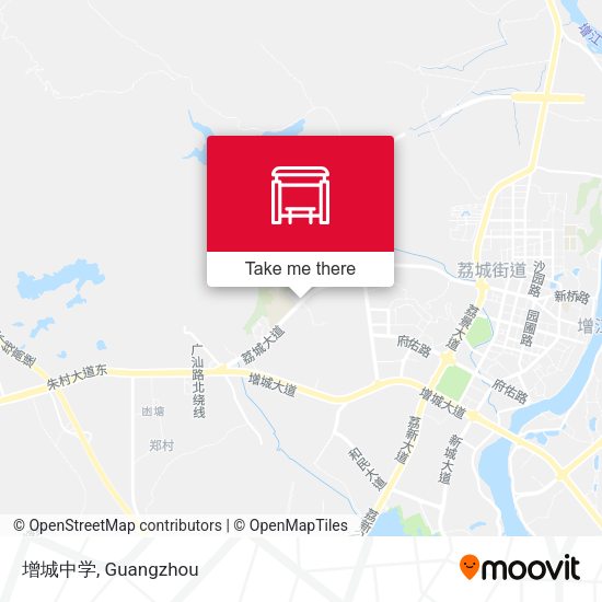 增城中学 map