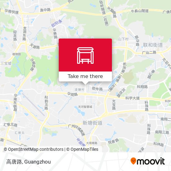 高唐路 map