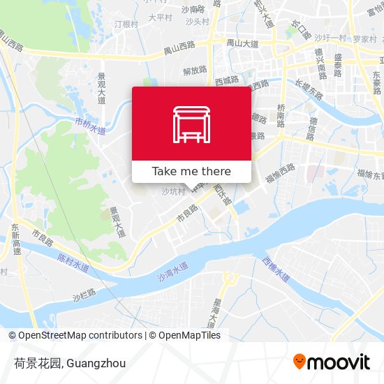 荷景花园 map