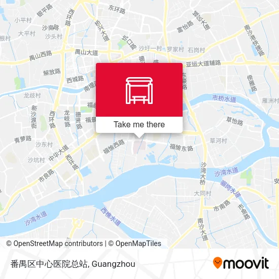 番禺区中心医院总站 map