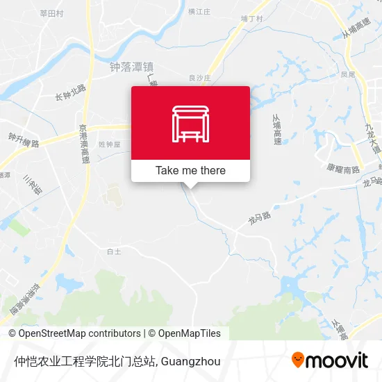 仲恺农业工程学院北门总站 map