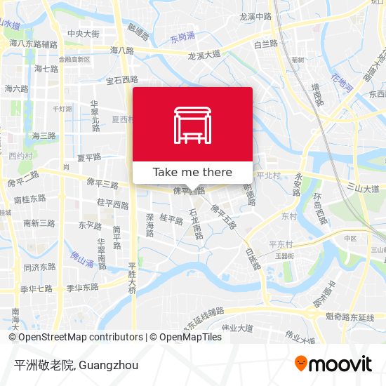 平洲敬老院 map