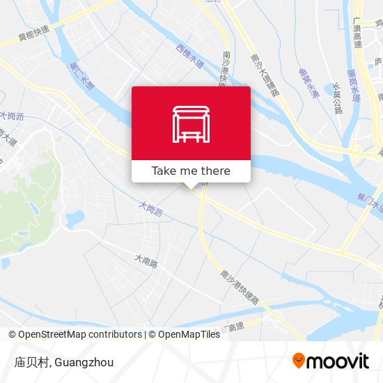 庙贝村 map
