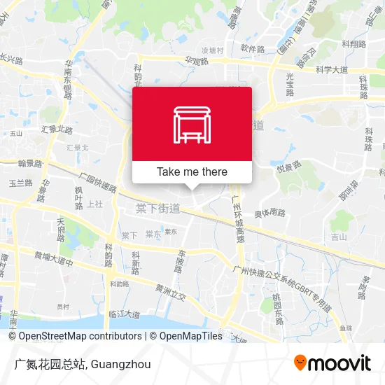 广氮花园总站 map