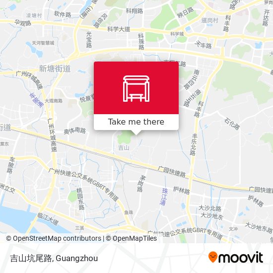 吉山坑尾路 map