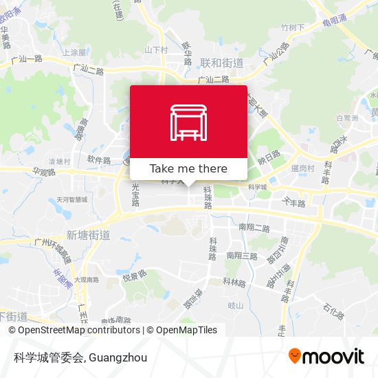 科学城管委会 map