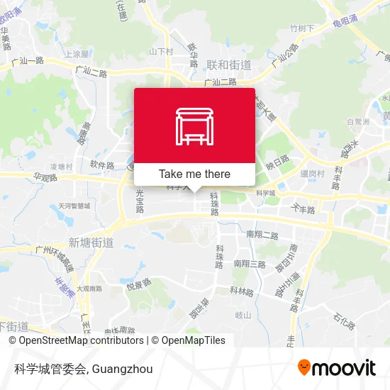 科学城管委会 map