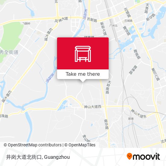 井岗大道北街口 map