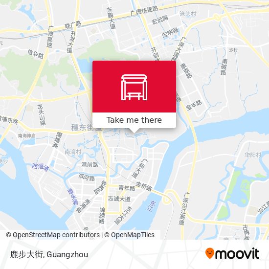 鹿步大街 map