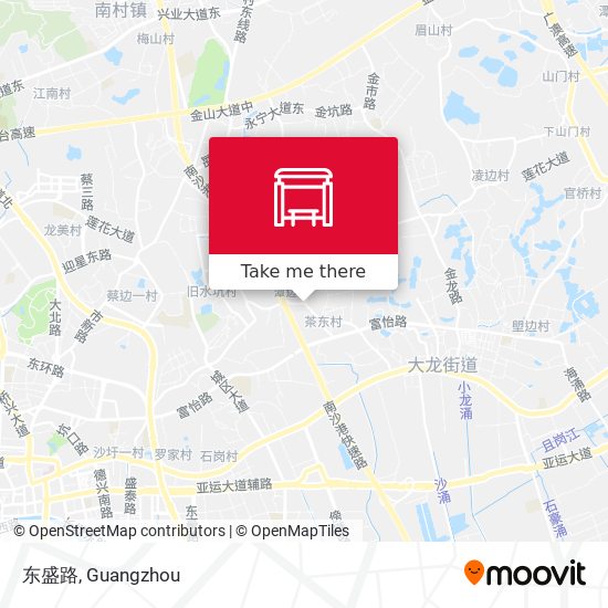东盛路 map
