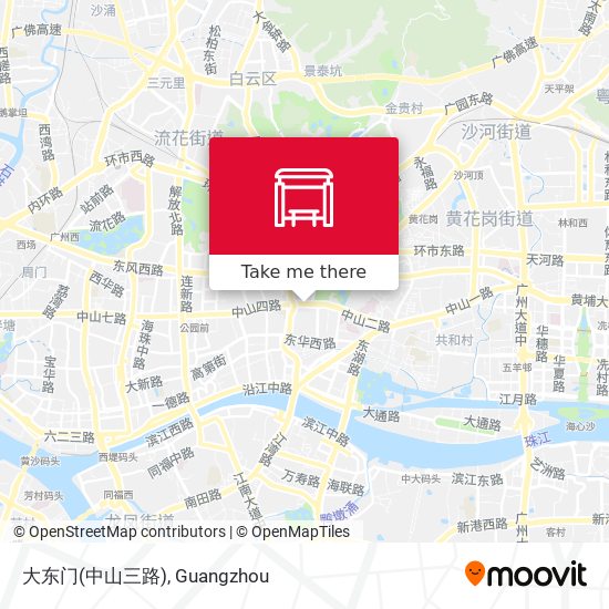 大东门(中山三路) map