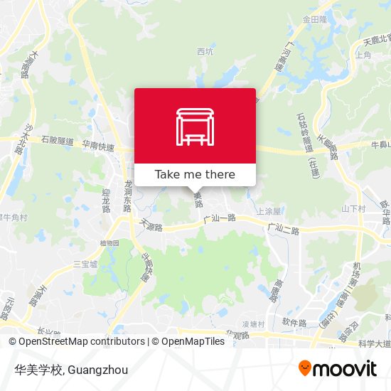 华美学校 map