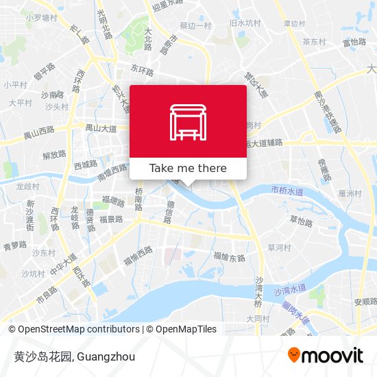 黄沙岛花园 map