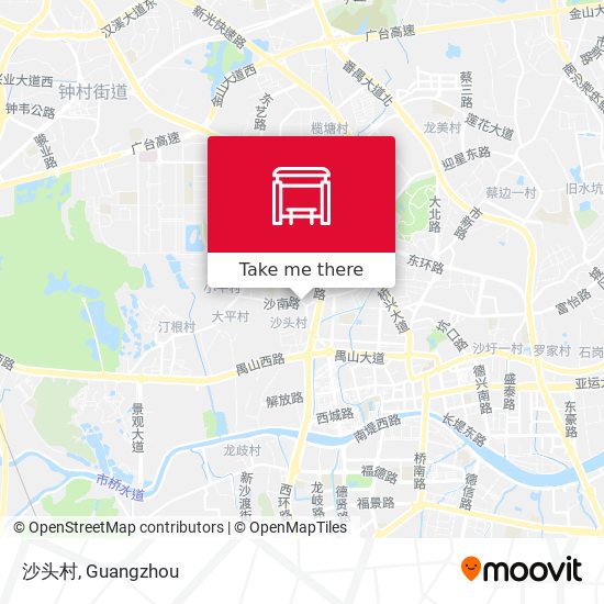 沙头村 map