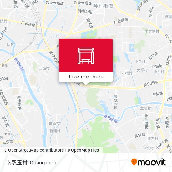 南双玉村 map