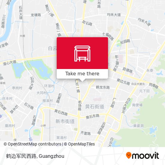 鹤边军民西路 map