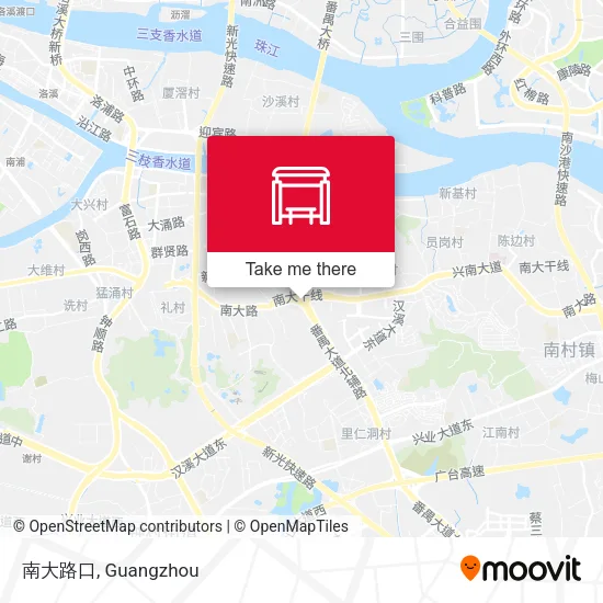 南大路口 map