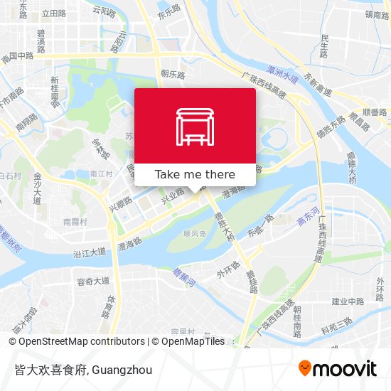 皆大欢喜食府 map
