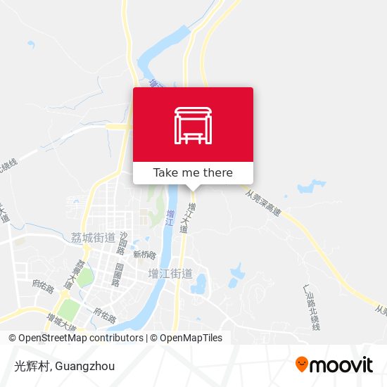光辉村 map
