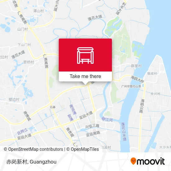 赤岗新村 map