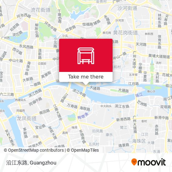 沿江东路 map