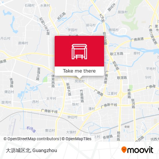大沥城区北 map