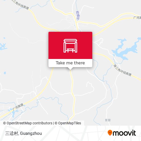 三迳村 map