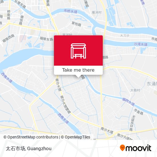 太石市场 map