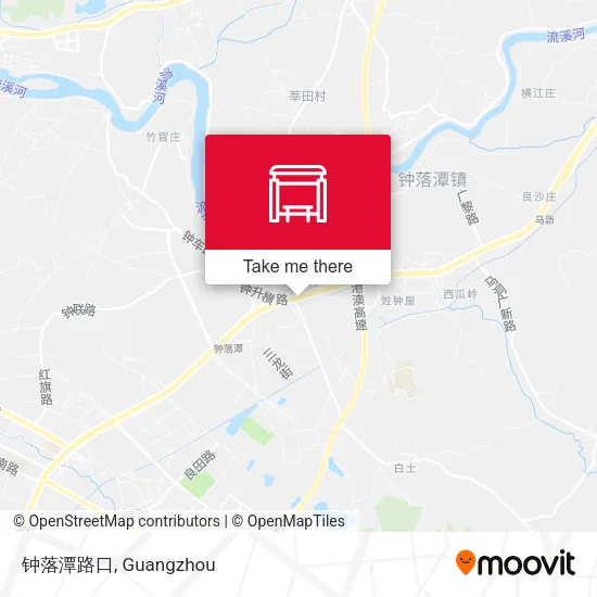 钟落潭路口 map