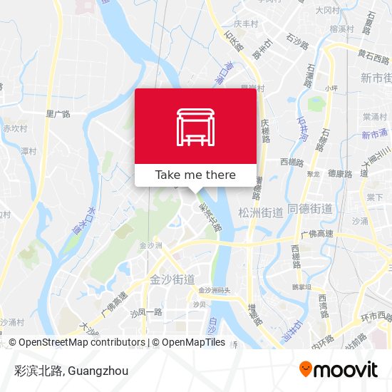 彩滨北路 map