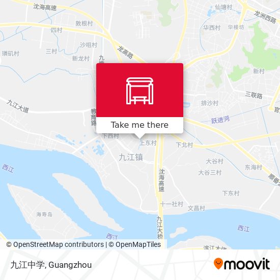 九江中学 map