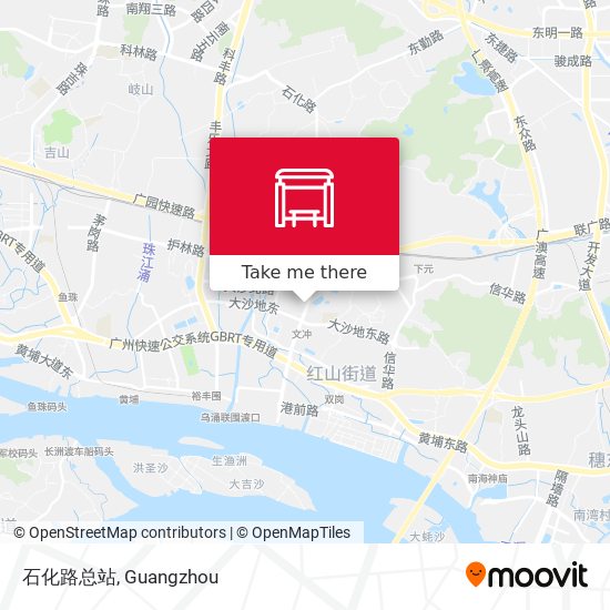 石化路总站 map