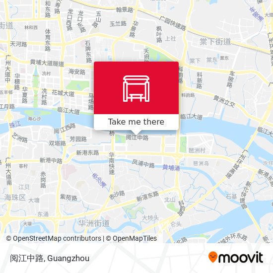 阅江中路 map