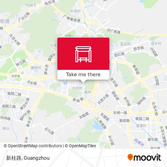 新桂路 map