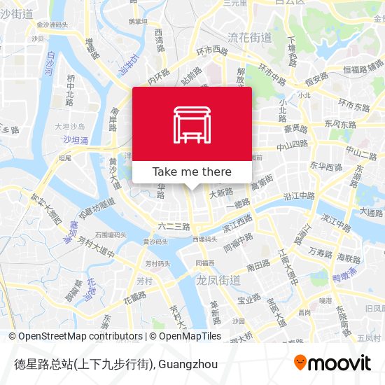 德星路总站(上下九步行街) map