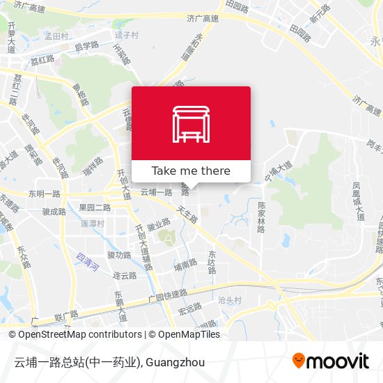 云埔一路总站(中一药业) map