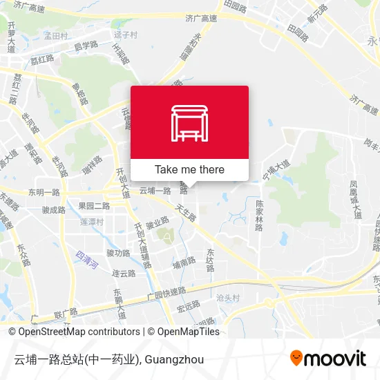 云埔一路总站(中一药业) map