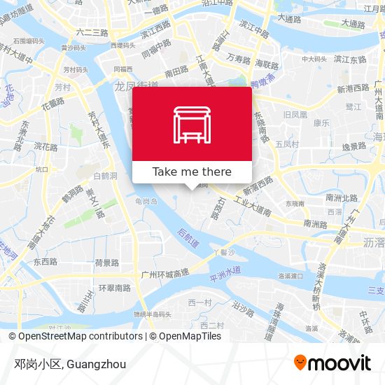 邓岗小区 map