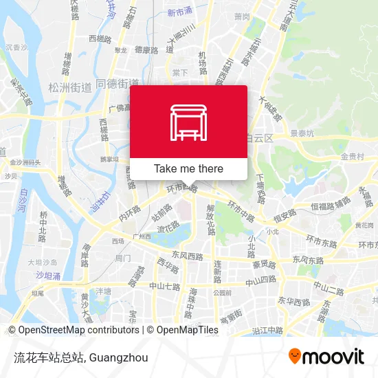 流花车站总站 map