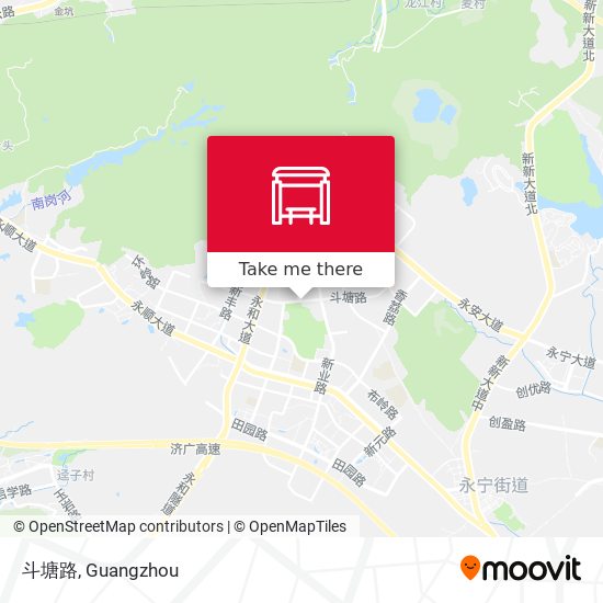 斗塘路 map