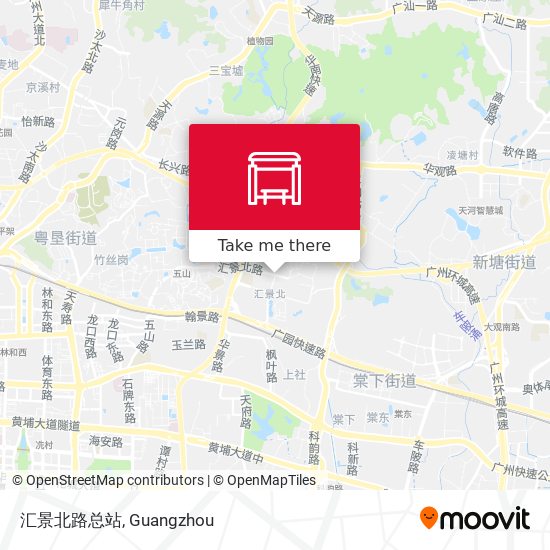 汇景北路总站 map