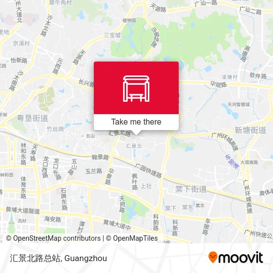 汇景北路总站 map