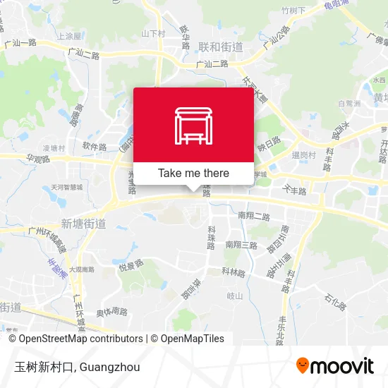 玉树新村口 map