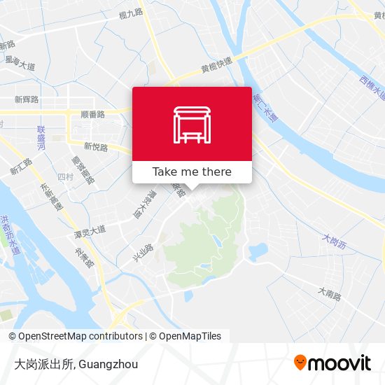 大岗派出所 map