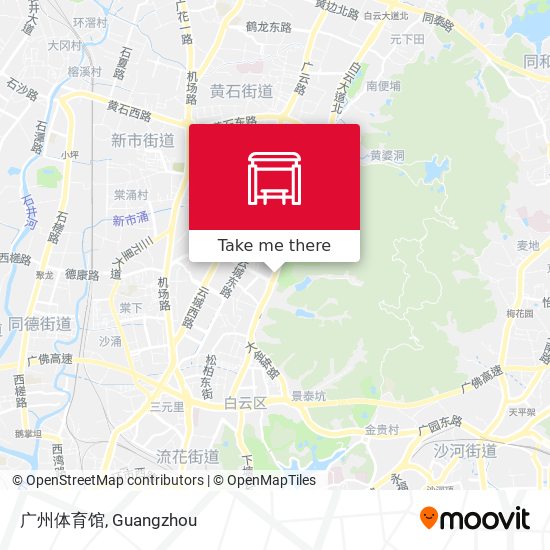 广州体育馆 map