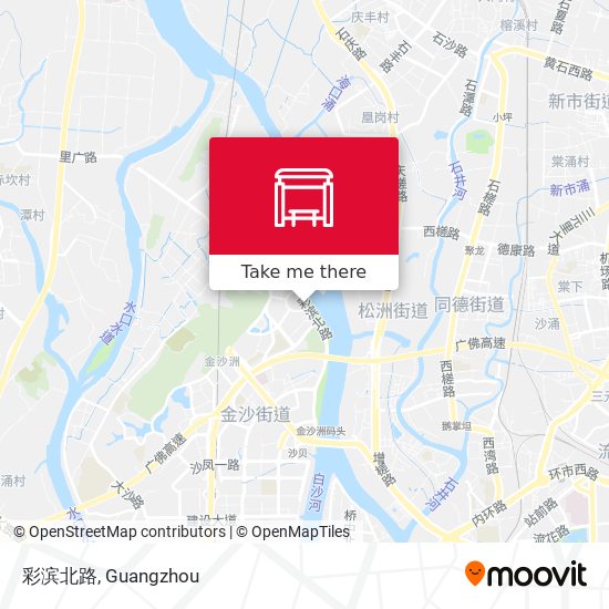 彩滨北路 map