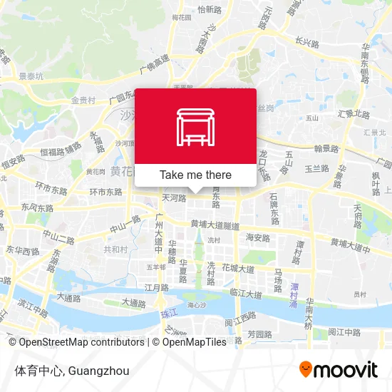体育中心 map